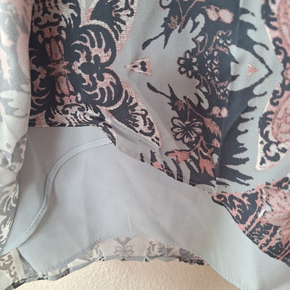 NWT Reiss Womens Lacey Mini Dress Floral Print V-Neckline Size 6 - Picture 6 of 10